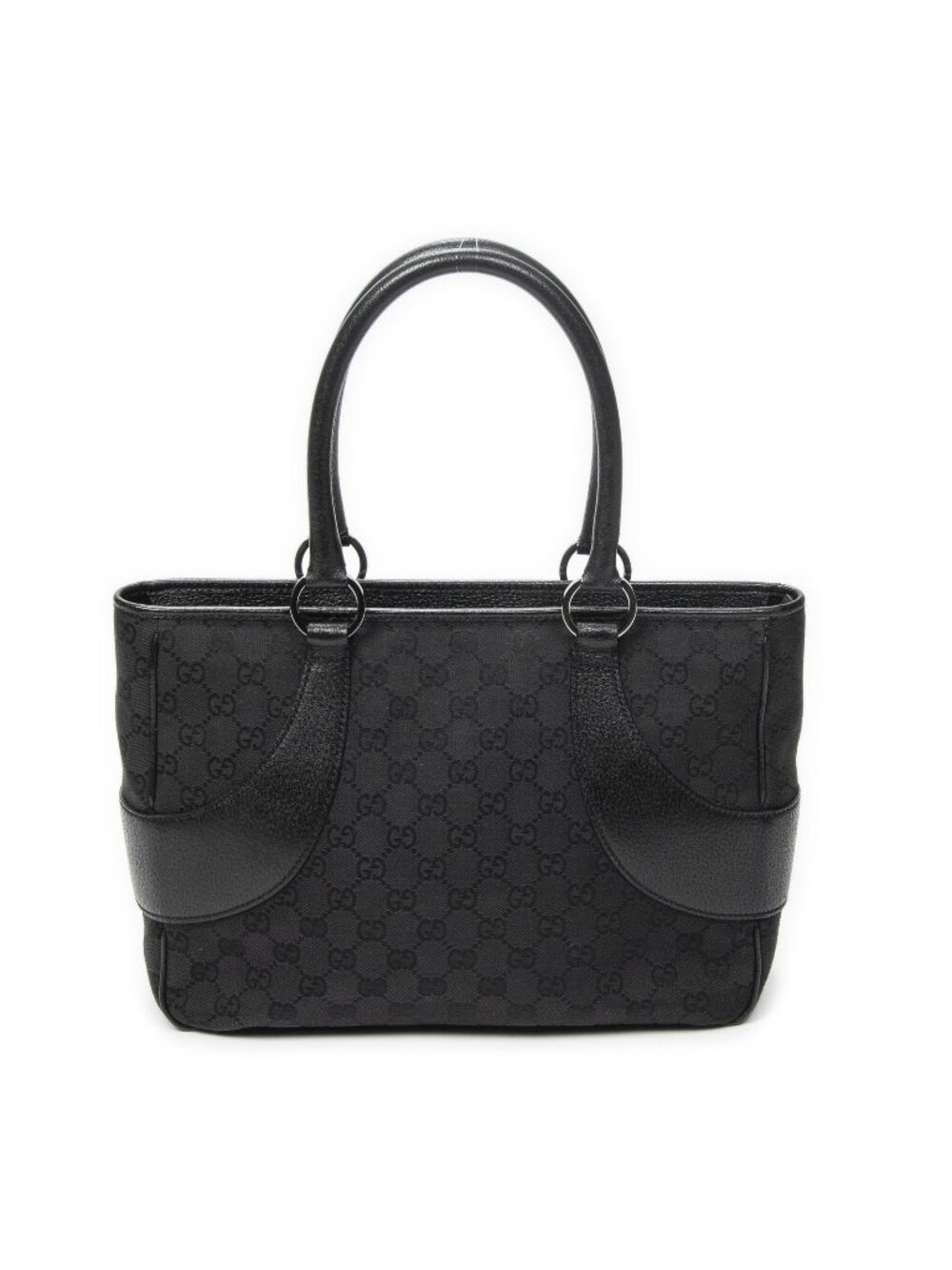 Gucci Tote Bag Black GG Canvas